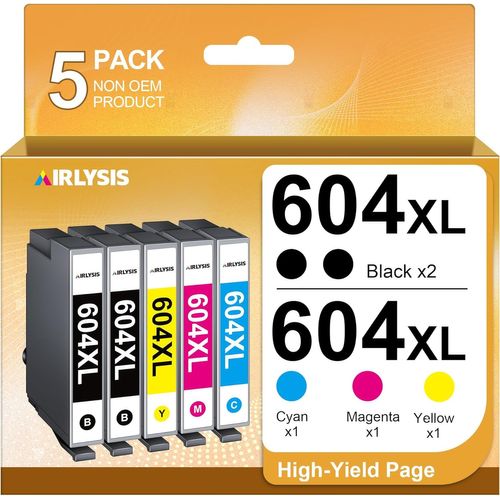SHILIU-604XL Cartouches Compatibles pour Epson 604 pour Cartouche Epson XP 2200 pour Expression Home XP-2205 XP-3200 XP-3205 XP-420[
