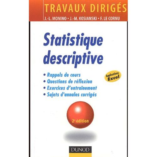 Statistique Descriptive - Travaux Dirigés