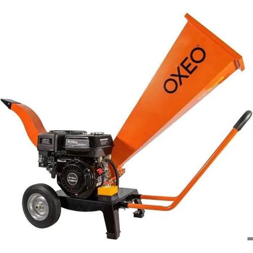 Broyeur de végétaux thermique 7CV pour branches jusqu¿à 6,5cm avec moteur essence 212cm³ 4 temps puissant et performant