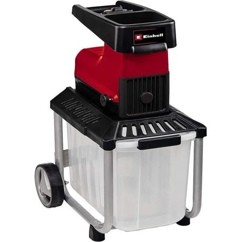 Broyeur de végétaux silencieux 2800W avec bac 60L et coupe par cylindre pour un jardin propre et sans effort