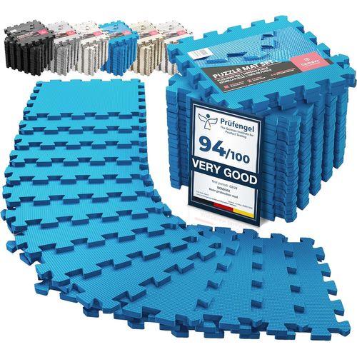 GOUTS ET COULEURSTapis De Sport De Sol Salle De Fitness - Dalles En Mousse Sans Bpa + Bordures | Matelas Puzzle Tatami Eva Caoutchouc Pour Matériel Gym Banc De Musculation Course Garage Piscine Isola