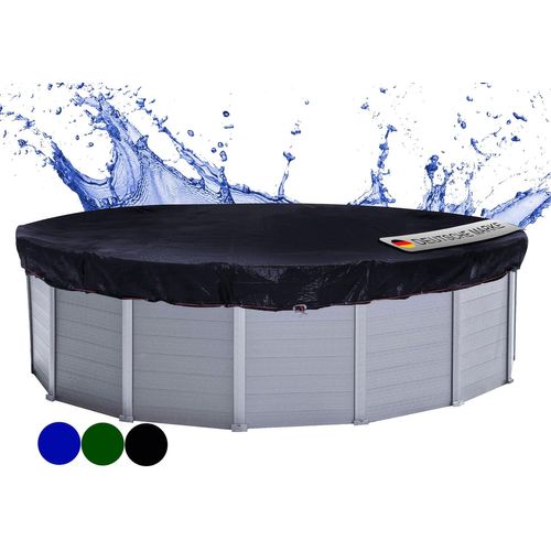 GOUTS ET COULEURSSolaire Couverture De Piscine D'Hiver Ronde 200G / M² Pour Piscine De Taille 420-460 Cm Dimension Bâche Ø 520 Cm Noir