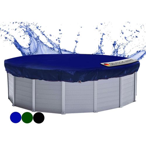 GOUTS ET COULEURSSolaire Couverture De Piscine D'Hiver Ronde 200G / M² Pour Piscine De Taille 420-460 Cm Dimension Bâche Ø 520 Cm Noir