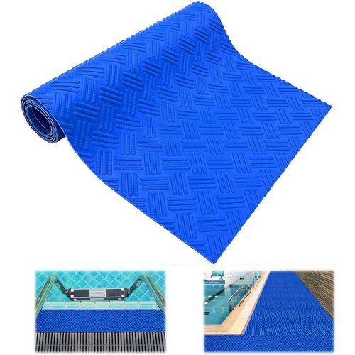 GOUTS ET COULEURSTapis D'Échelle, Tapis Échelle Piscine, Tapis D'Échelle De Piscine Pour Piscine Hors Sol, Échelles De Piscine, Toboggans, Échelles Et Plongeoirs,90 * 40Cm