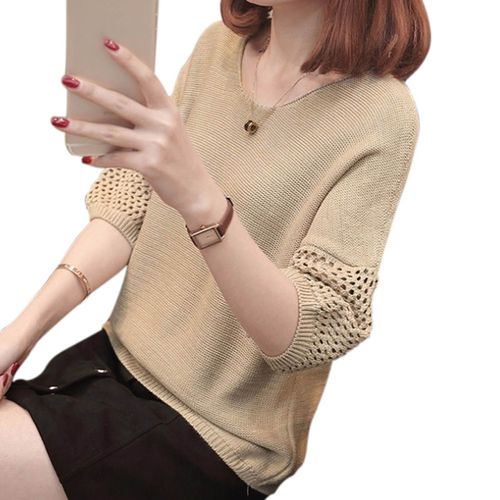 Pull Uni Pour Femme, Design Creux Unique, Pull Pour Femme, Vêtements De Printemps Et D'automne, Eig88, 4 Couleurs