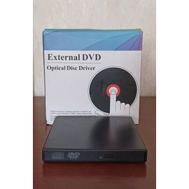 Lecteur DVD externe USB - Compatible Windows, Linux & Mac