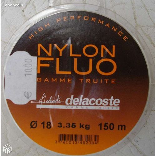 Fil Peche Delacoste "Nylon Fluo" (Gamme Truite)