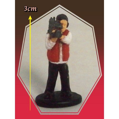 Figurine Diorama - Caméraman Debout - 3cm