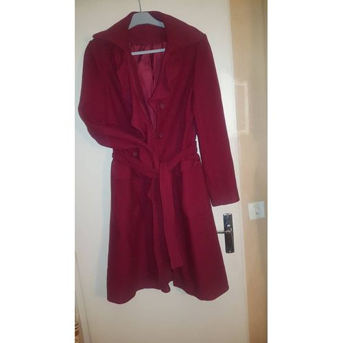 Manteau Femme Lainage Fushia