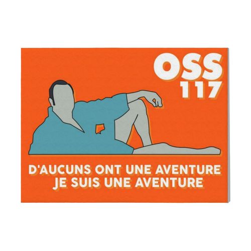 Canevas Imprimer Film Cinéma Aventure Oss117=11 Diy Installer 40x50cm Sur Toil