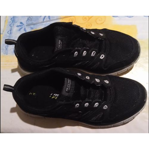 Baskets Homme - " Skechers " - Noires - Taille 40 - Sans Les Lacets
