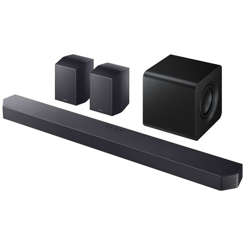 Samsung HW-Q930F (2025), 9.1.4ch Dolby Atmos Soundbar with Wireless Subwoofer &#43; Rear Speaker Kit, Black