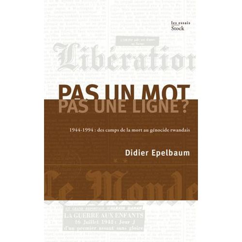 Pas Un Mot, Pas Une Ligne ?