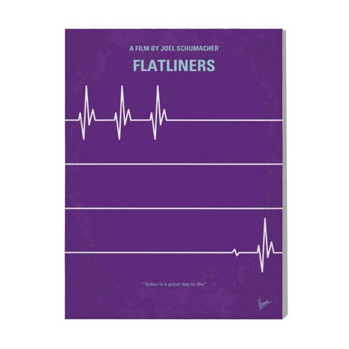 Canevas Imprimer Film Cinéma No841 Mon Affiche De Film Minimale Flatliners=3407 Diy Installer 40x50cm Sur Toil