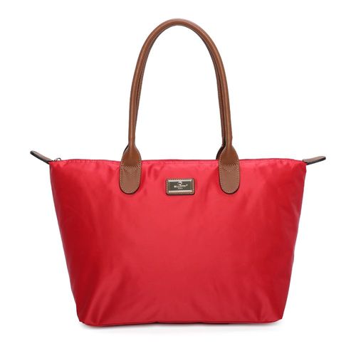 Sac à main cabas grande taille en Polyestere Gallantry Rouge
