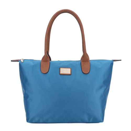Sac à main cabas grande taille en Polyestere Gallantry Bleu