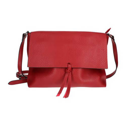 Sac à main bandoulière avec rabat en similicuir Gallantry Rouge