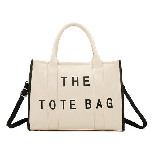 Sac à Main The Totebag en Tissu Taille L Gallantry Beige