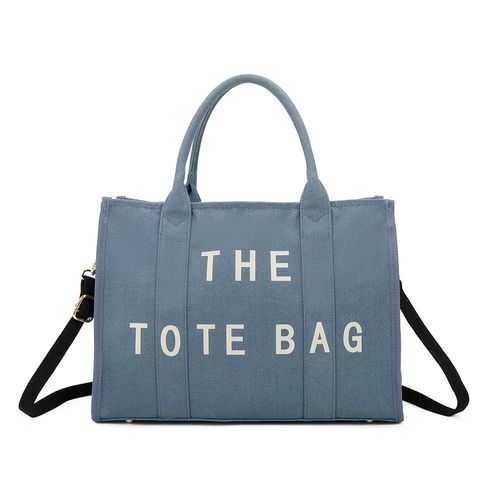 Sac à Main The Totebag en Tissu Taille L Gallantry Bleu
