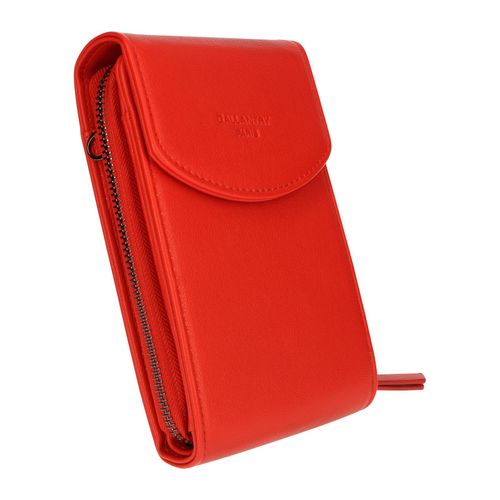 Pochette bandoulière multi compartiment en similicuir Gallantry Rouge