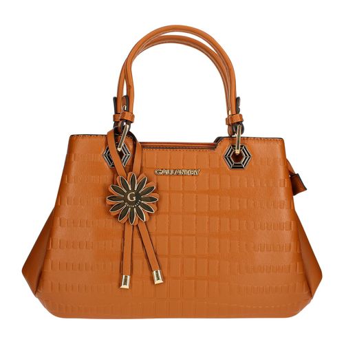 Sac à main avec forme géométrique Marguerite Gallantry Marron