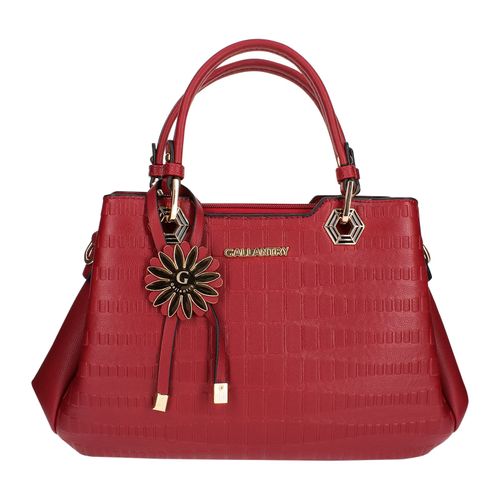 Sac à main avec forme géométrique Marguerite Gallantry Rouge