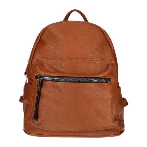 Sac à dos Feminin en similicuir effet grainé Gallantry Marron
