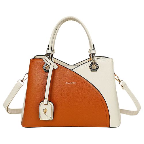 Sac à Main pour Femme Elégant à Effet Grainé Gallantry Marron