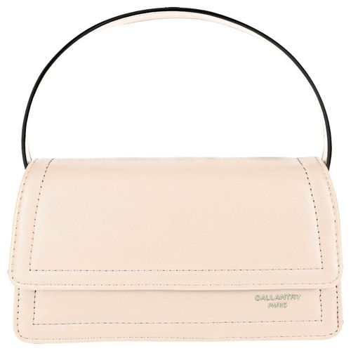 Sac à main bandoulière en similicuir Lisse Gallantry Blanc