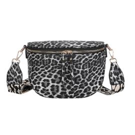 Sac Banane pour Femme à Motif Léopard Gallantry Gris