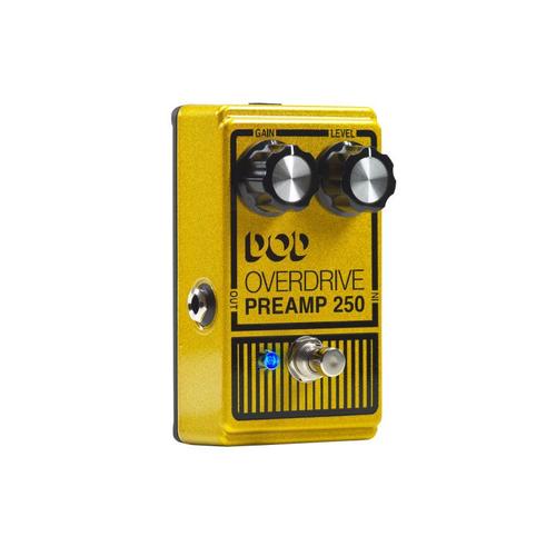 Dod Overdrivep250 - Pédale D'overdrive - True Bypass, Jaune Métallisé