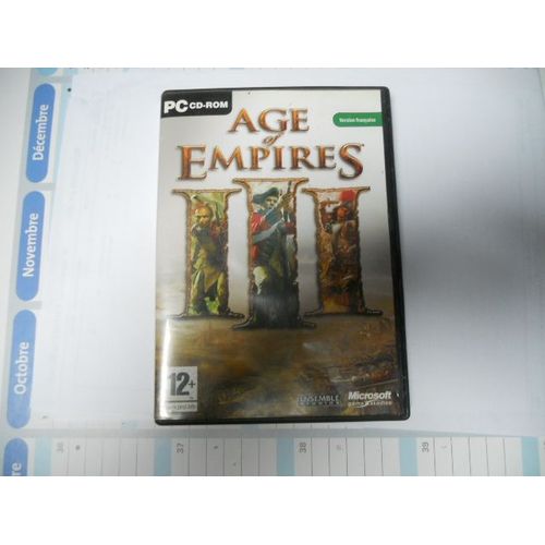 Age Of Empire 3 Iii Pc Cd-Rom 2 Cd Le N°2 Et Le N°3