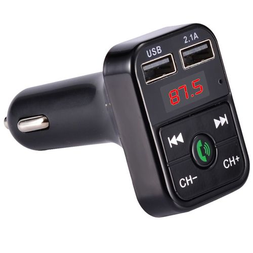 Transmetteur Fm Sans Fil Bluetooth Mains Libres Double Usb Pour Voiture, Autoradio, Lecteur Mp3, Chargeur De Voiture Usb 2.1a, Chargeur De Téléphone Portable