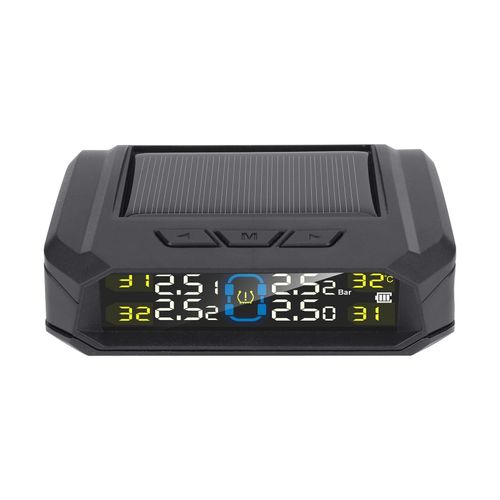 Système De Surveillance D'alarme De Pression Des Pneus De Voiture Tpms À Énergie Solaire, Affichage Numérique De La Température Des Pneus, Système D'alarme De Sécurité De Voiture Avec 4/6 Capteurs, 8 Bars
