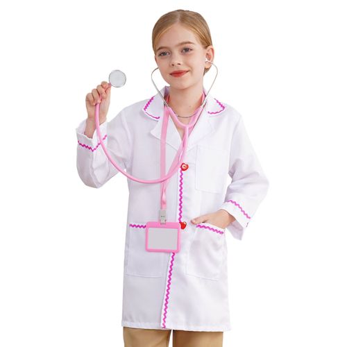 Costume De Médecin Et D'infirmière Pour Enfants, Ensemble De Jouets Pour Jeux De Rôle, Blouse De Laboratoire Et De Médecin