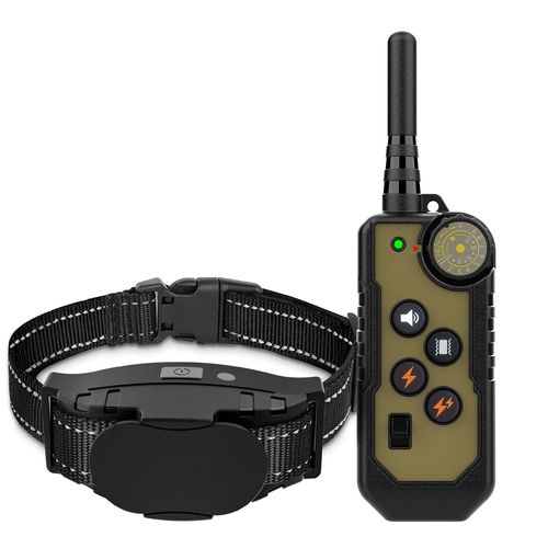 Collier De Dressage Électrique Antichoc Pour Chien, Télécommande À Distance, Rechargeable Et Étanche, Avec Bip, Vibration Et Stimulation Statique, Pour Chiens De Taille Moyenne Et Grande.
