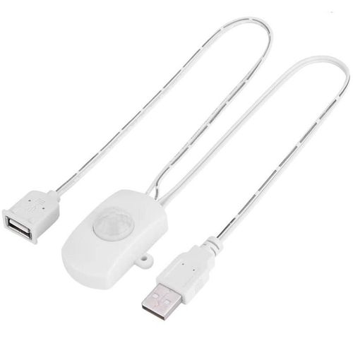 Détecteur de corps humain, interface USB, détecteur infrarouge, interrupteur, portable, écologique, réglable, pour salle de bain, sous-sol