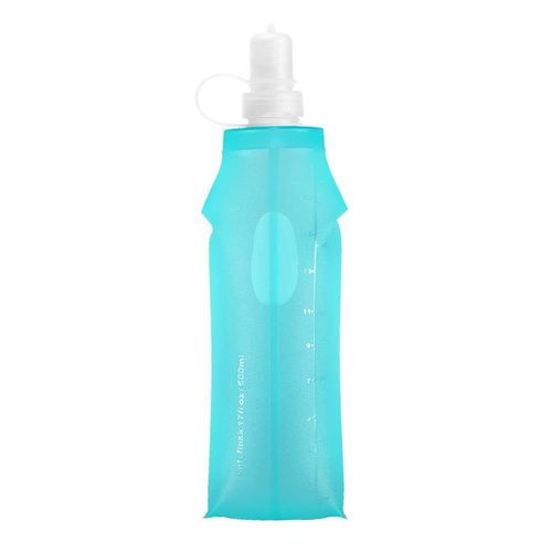 1x Sac À Eau De Sport En Tpu Souple Bouteille D'eau Marathon Pour La Course À Pied Et La Randonnée Bleu Clair