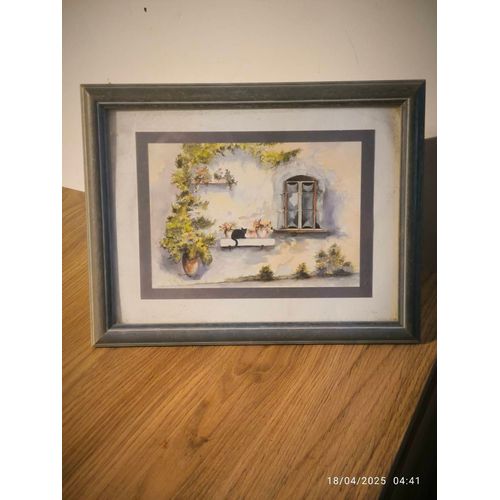 Cadre décoratif sous verre