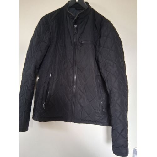 Blouson Matelassé Légé "Zara" Noir "T- L" Homme