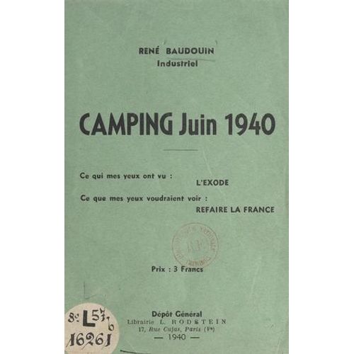 Camping, Juin 1940