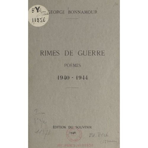 Rimes De Guerre