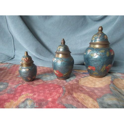 Pots En Émail Cloisonné
