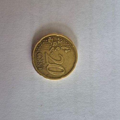 Pièce De 20 Centimes Espagne 1999 Dans Un Bel État