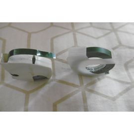 Dymo Ruban Pour Pince Manuelle 6mmx3m Vert Foncé Lot De 2 ( Brillant Et Mat )