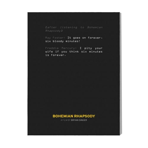 Canevas Imprimer Film Cinéma Citation De Bohemian Rhapsody 2=4060 Diy Installer 40x50cm Sur Toil