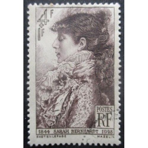 France N°738 Sarah Berhardt Oblitéré