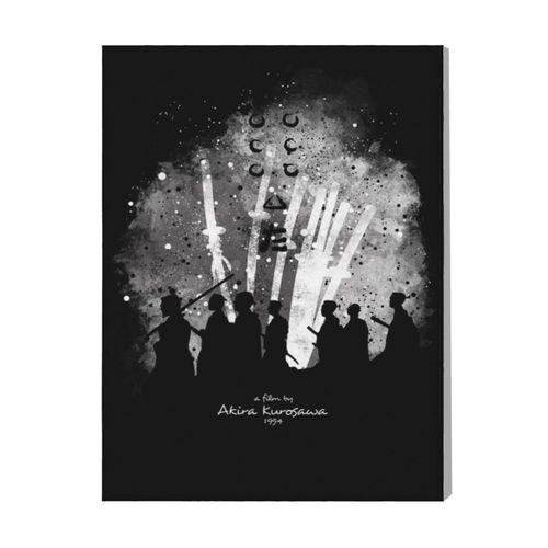 Canevas Imprimer Film Cinéma 7 Samouraï=1334 Diy Installer 40x50cm Sur Toi