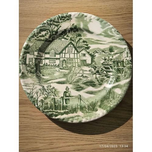 Assiette Lunéville Style Anglais 20cm De Diamètre