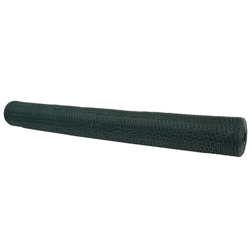 Vidaxl Clôture Hexagonale Verte 1x50 M Acier